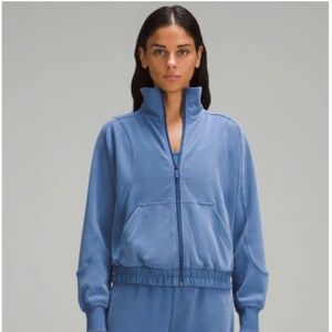 Lululemon Brushed Softstreme Funnel-Neck Zip Up
